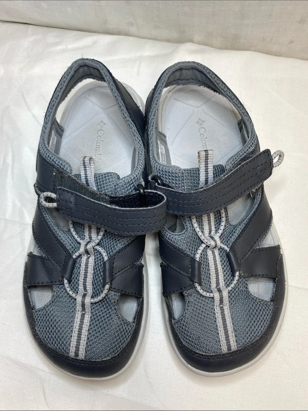 Columbia Sandals Boys Size 3 Gray